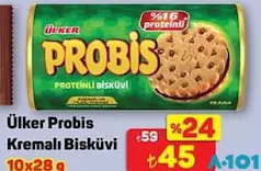 ÜLKER PROBİS KREMALI BİSKÜVİ 10X28 G